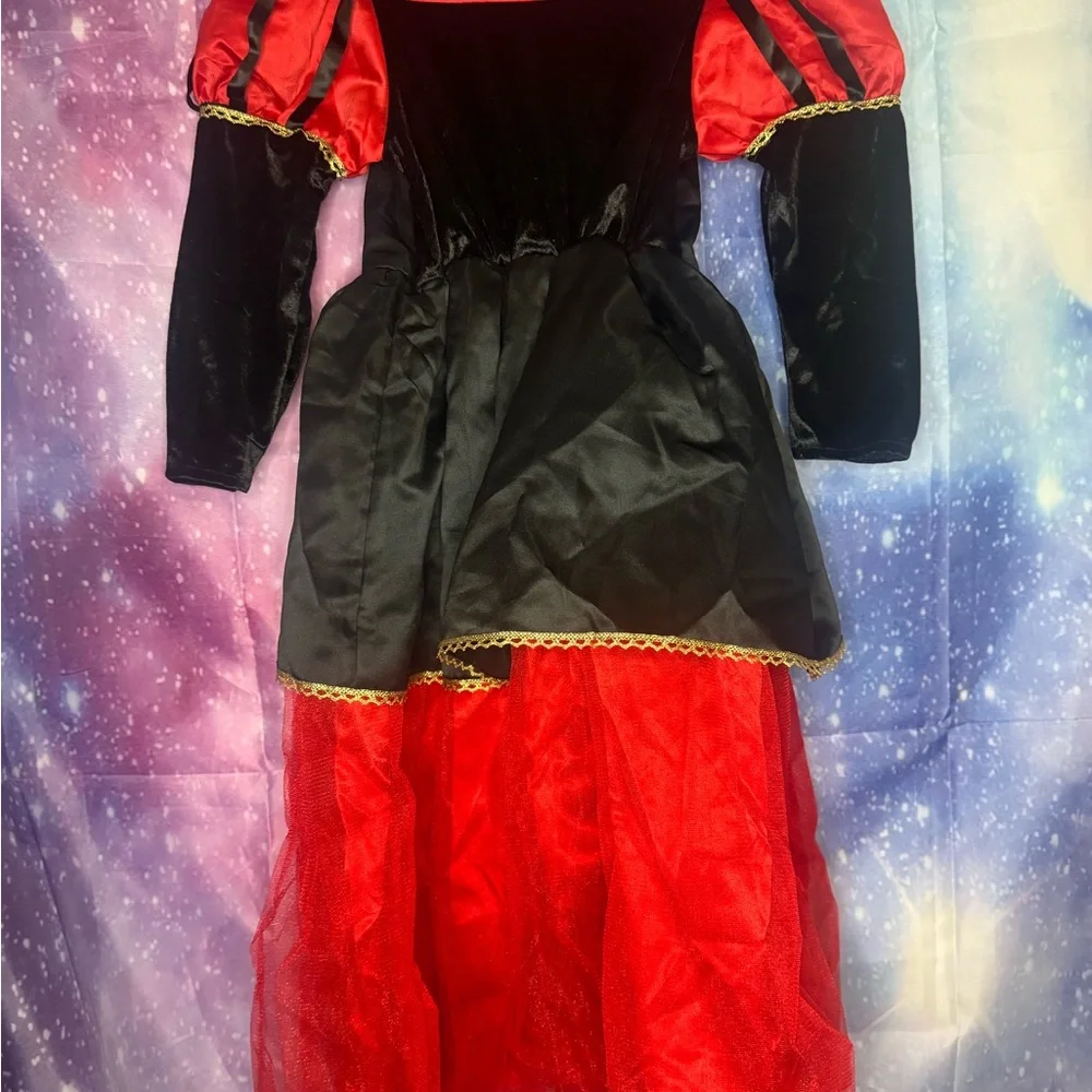 New without tags ReliBeauty Red Hearts Girls Costume Queen Dress for Kids Girls